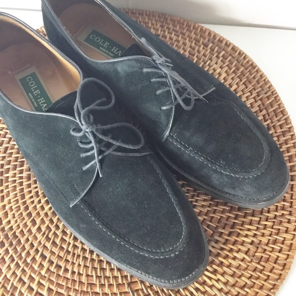 Cole Haan Leather Suede Black Dress Size 11.5 M main image 4